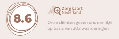 Zorgkaart Nederland 8,6 voor Reinier van Arkel
